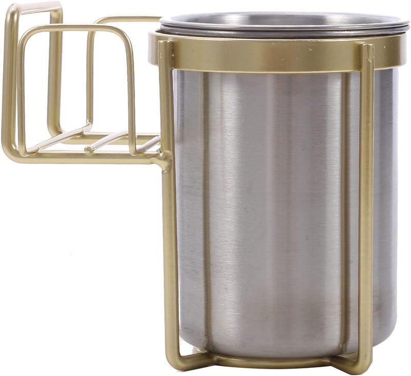 cheekyglo Wall-mounted Ashtray Creative Stainless Steel Wall Ashtray Household Ashtray Bathroom Ashtray Punch-free Portable Ashtray,Style 2 - Image 3