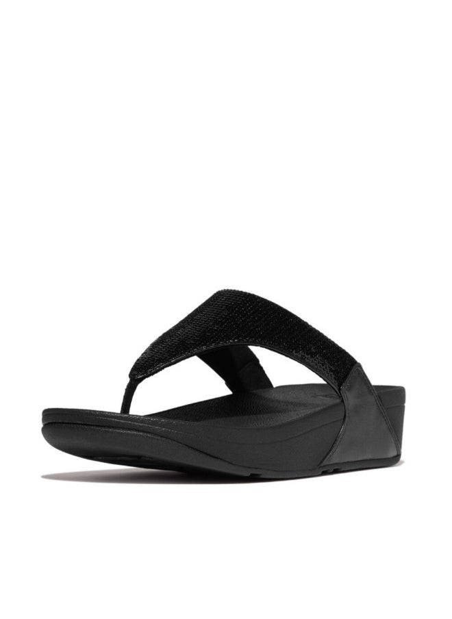 049-840 Fitflop Ladies Lulu Sequin Toe-Post Sandals JF3-090 Black - pzsku/ZD9DCADBED8E5AB50C1A8Z/45/_/1741777135/688532bd-3f80-47f8-919b-d5d042caa17c