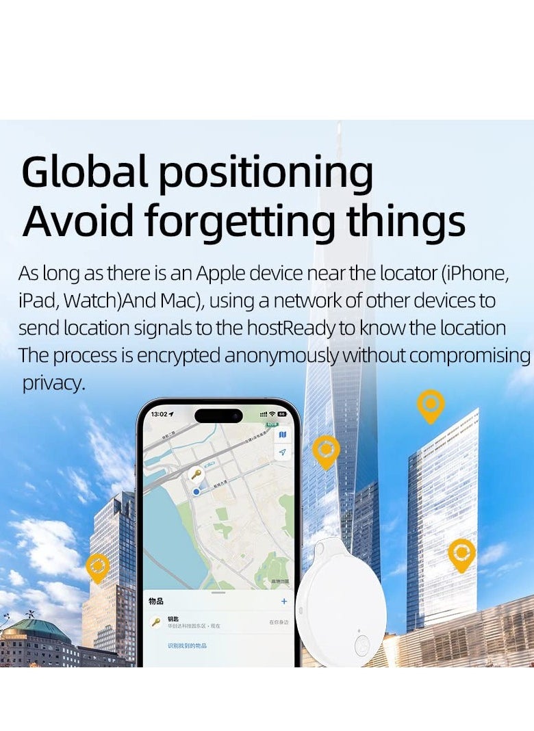 Generic - 3 Pcs Item Find for Kids, Pets, Dogs, Luggage, No Monthly Fee, Real-Time Global Tracking Device, Item Finder, Waterproof Mini Tag Compatible with Apple Find My App, iOS - Image 1