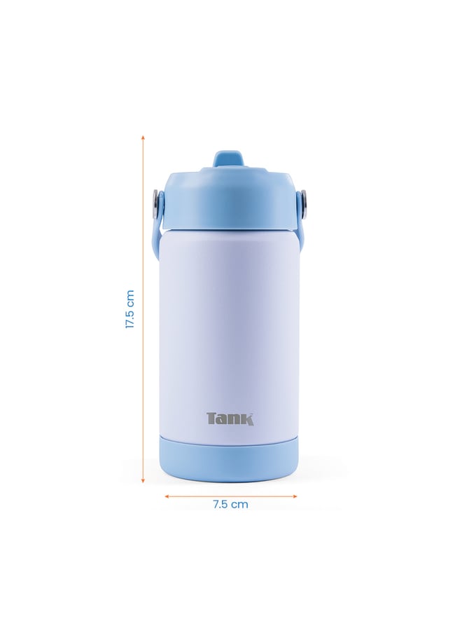 Tank Move, 350ml, Sky Blue, Stainless Steel Bottle, BPA free, insulated, Leakproof - Image 2