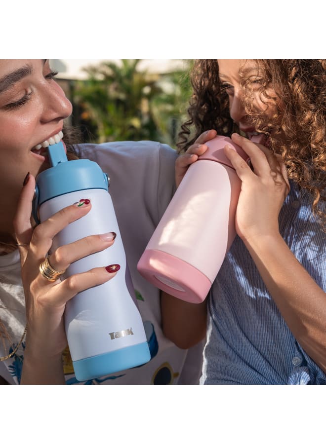 Tank Move, 350ml, Sky Blue, Stainless Steel Bottle, BPA free, insulated, Leakproof - Image 4