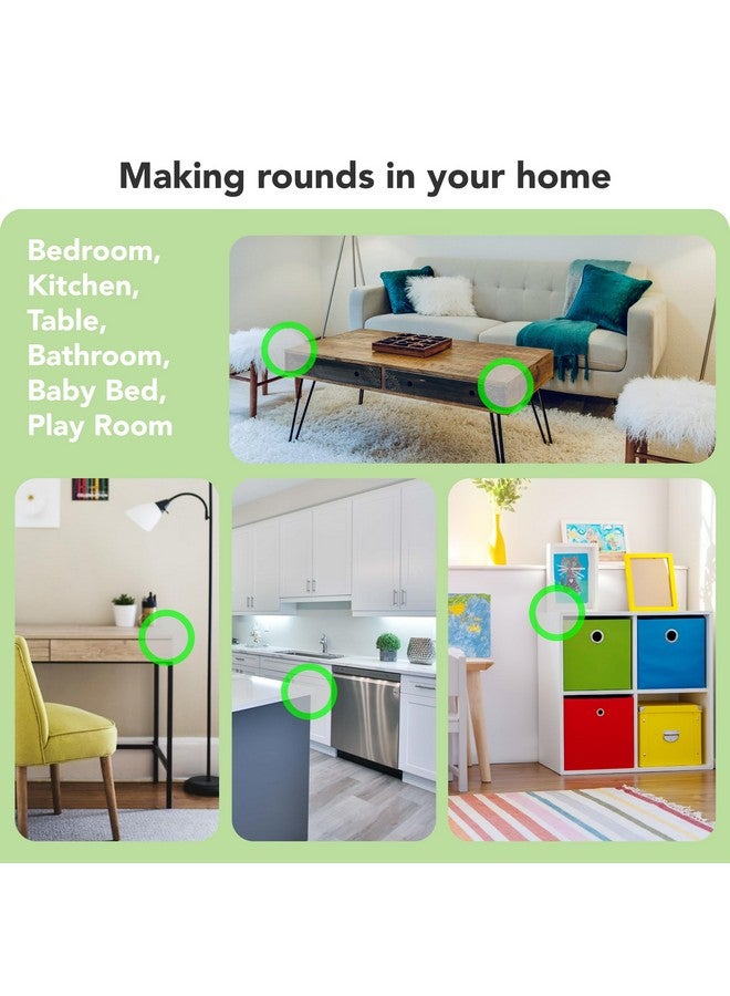 موني بيبي مجموعة من 20 واقيًا للزوايا لحماية زوايا الأطفال، واقيات شفافة لزوايا وحواف الأثاث لحماية حواف الطاولات والزوايا الحادة - حماية الأطفال من مونيبيبي (على شكل حرف L وشكل دائري) - Image 4