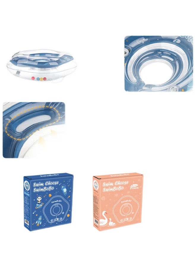 SwimBoBo Baby Swim Ring Neck Ring 0-5 Months Newborn Swimming Neck Ring Baby Bath Neck Ring Pink Bo1003M - Image 2