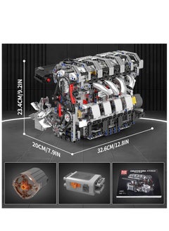 10087 L4 Gasoline Engine Building Blocks Kit, Mini Engine That Work - DIY STEM Project for Boys & Girls, Teens, & Hobby Kit for Adults - pzsku/ZD9DCE74E5D2F951DC8FAZ/45/_/1739804665/055a31cc-c5a5-46bd-9ad6-30f4f0eafec5