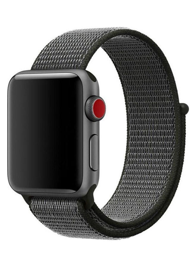 NIBEMINENT Canvas Band For Apple Watch Grey