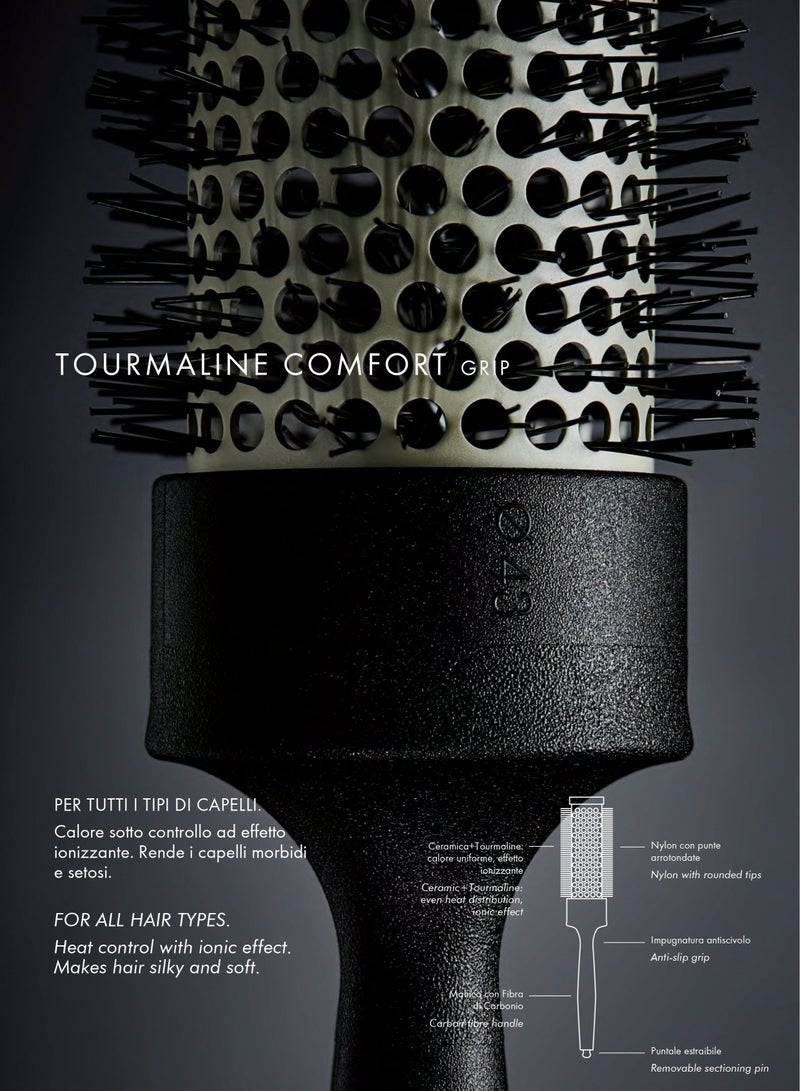 ACCA KAPPA TOURMALINE COMFORT GRIP HAIR BRUSH | Diameter: Ø 35 mm. - Image 2