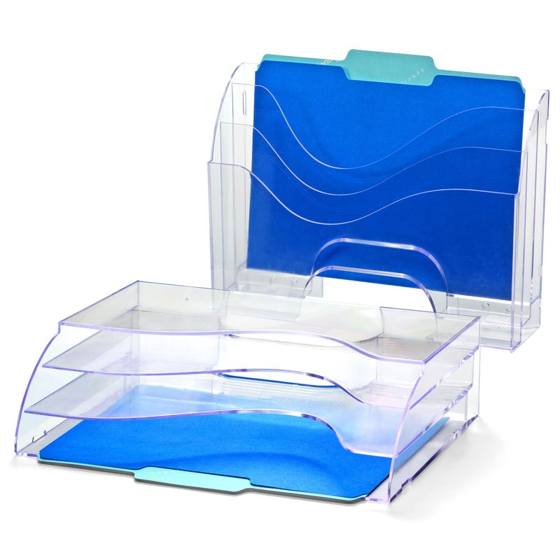 Officemate TwoWay Organizer 3Tier Clear 22904