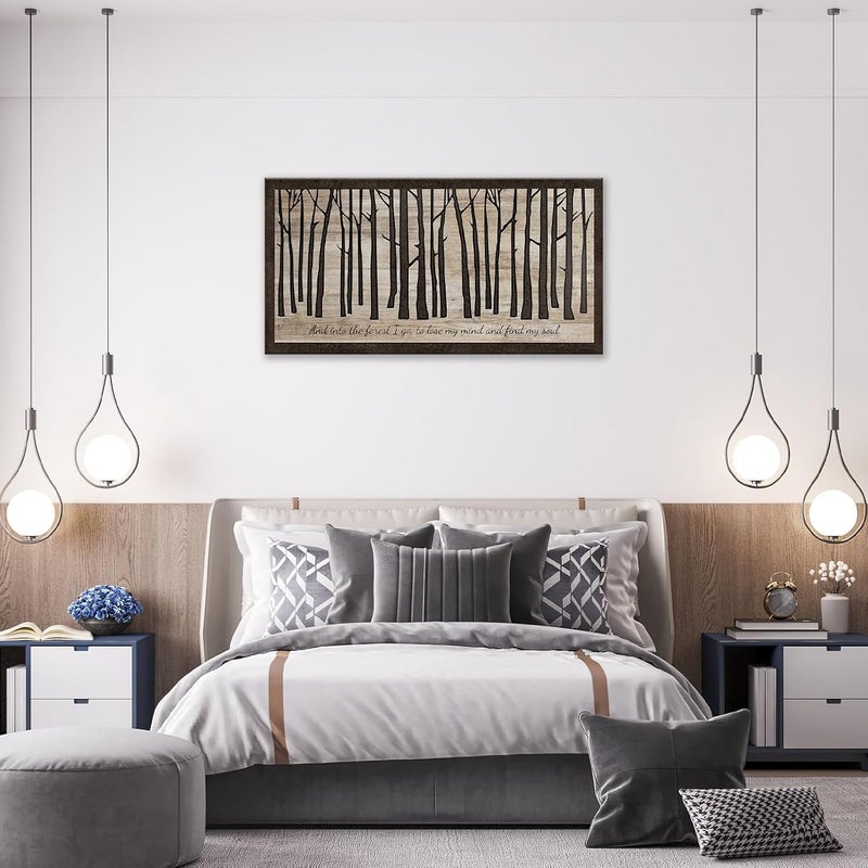 Tijuboni Birch Tree Large Wall Art Canvas Print - Image 5