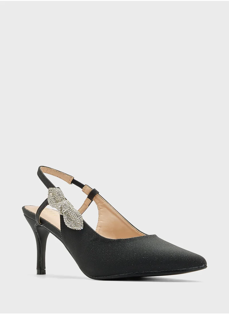 ايلا ليمتد اديشن Diamante Sling Back Pump