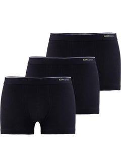 Blackspade Men's Boxer - Shorty 3 Pack Tender Cotton 9670 - Black 