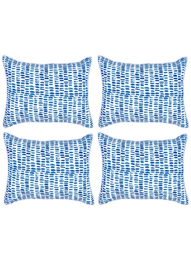 JMGBird Outdoor Patio Pillows 12x20 Inch - Pack of 4 Waterproof Fade-Resistant Throw Pillows with Inserts for Patio Furniture - Image 1
