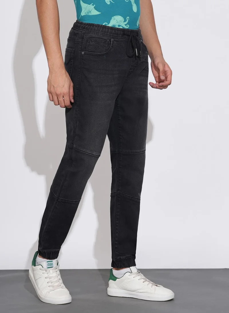 بيينغ هيومان Men Solid Slim Fit Joggers