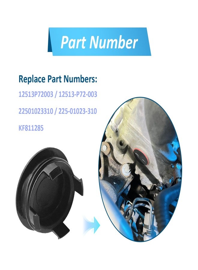 Icyhaws Cylinder Head Cam Plug with Seal, Replace 12513-P72-003, Cam Plug Cap Compatible with Honda Civic Fit HR-V Insight CR-V CR-Z Acur Integra - Image 3