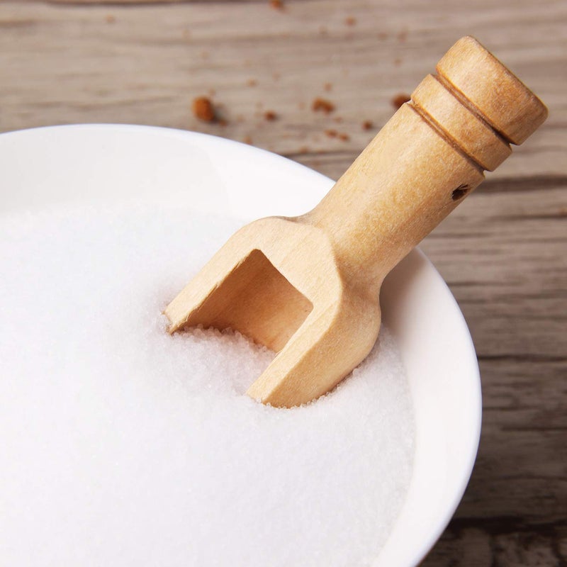 Calary Arroyner 30 PCS Mini Wooden Spoon Mini Bamboo Spoons Small Bath Salt Spoon Small Spice Spoons for Sugar Scrubs, Spices, Bath Salts, Cooking - Image 4