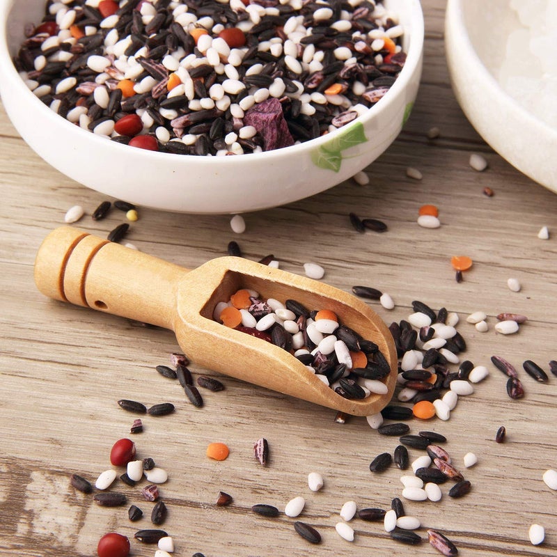 Calary Arroyner 30 PCS Mini Wooden Spoon Mini Bamboo Spoons Small Bath Salt Spoon Small Spice Spoons for Sugar Scrubs, Spices, Bath Salts, Cooking - Image 5