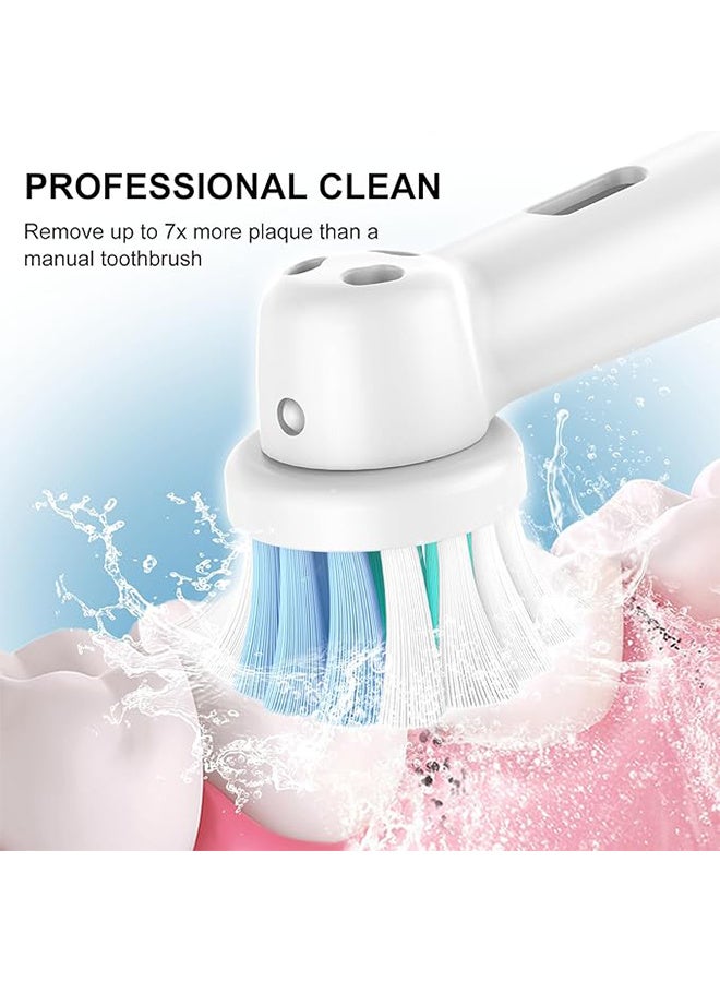 HAVEN 8 Pack Replacement Electric Toothbrush Head, Ultra Fine Hair Soft Type, Precision Clean Brush Heads Refills - Image 2