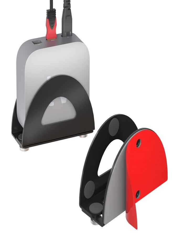 Liboer Adjustable TV Box Wall Mount Metal Wall Mount for A-pple TV, Router and Other Media Players - Image 1