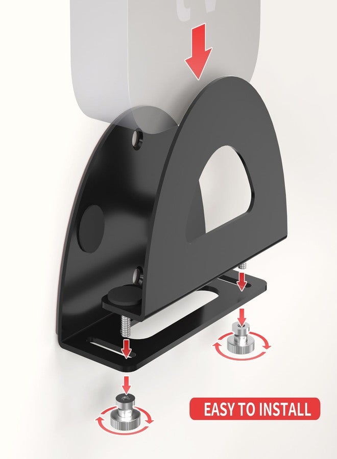 Liboer Adjustable TV Box Wall Mount Metal Wall Mount for A-pple TV, Router and Other Media Players - Image 4