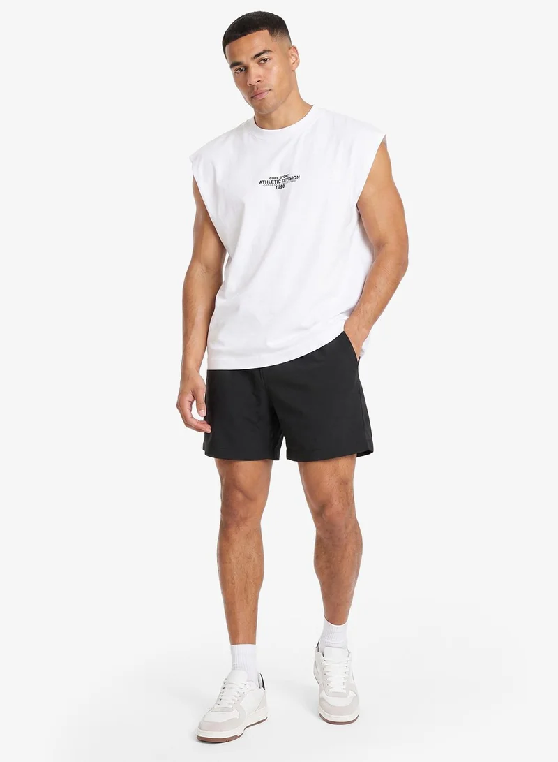 JACK & JONES Bright White Logo Crew Neck T-Shirt for Men | Best Price UAE