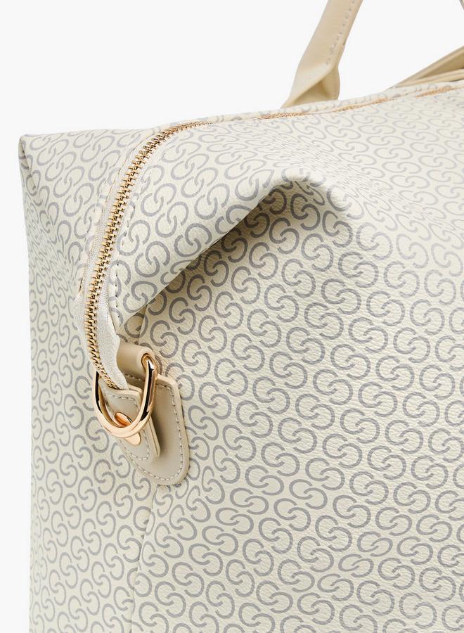 Celeste Printed Duffle Bag with Double Handle - Image 5