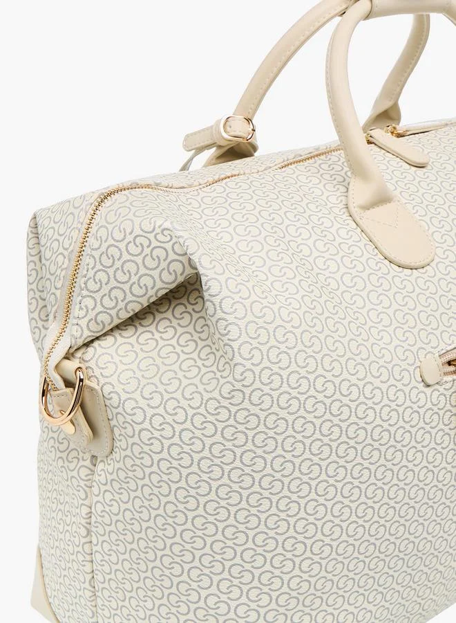 سيليست حقيبة دافل مطبوعة بمقبض مزدوج