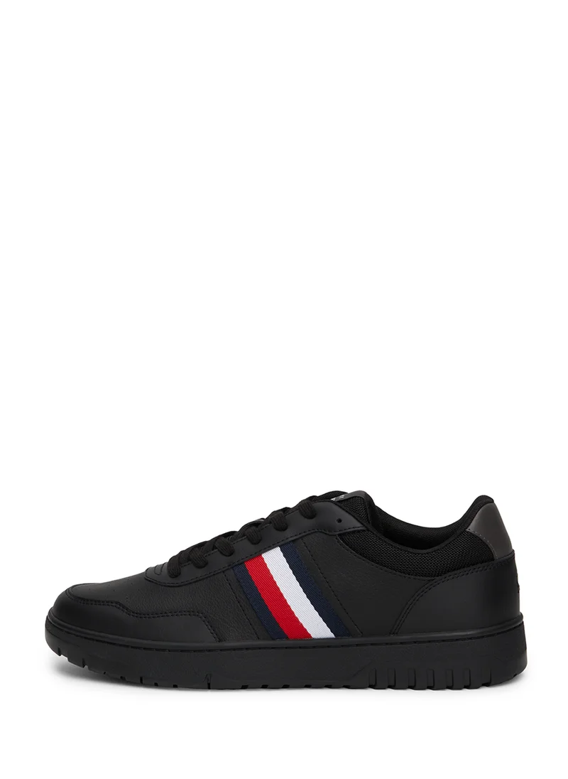 تومي هيلفيغر Basket Core Lace Up Sneakers