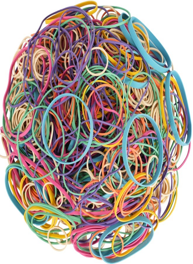 Foshine Rubber Bands Assorted Size Multicolor 0.5lb Elastic Bands for School Home Office Supplies Size#10,Size#16,Size#19,Size#33,Size#64,Size# 4.8",Size#5.9" - Image 5
