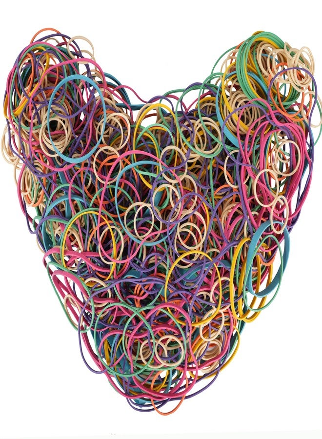 Foshine Rubber Bands Assorted Size Multicolor 0.5lb Elastic Bands for School Home Office Supplies Size#10,Size#16,Size#19,Size#33,Size#64,Size# 4.8",Size#5.9" - Image 3