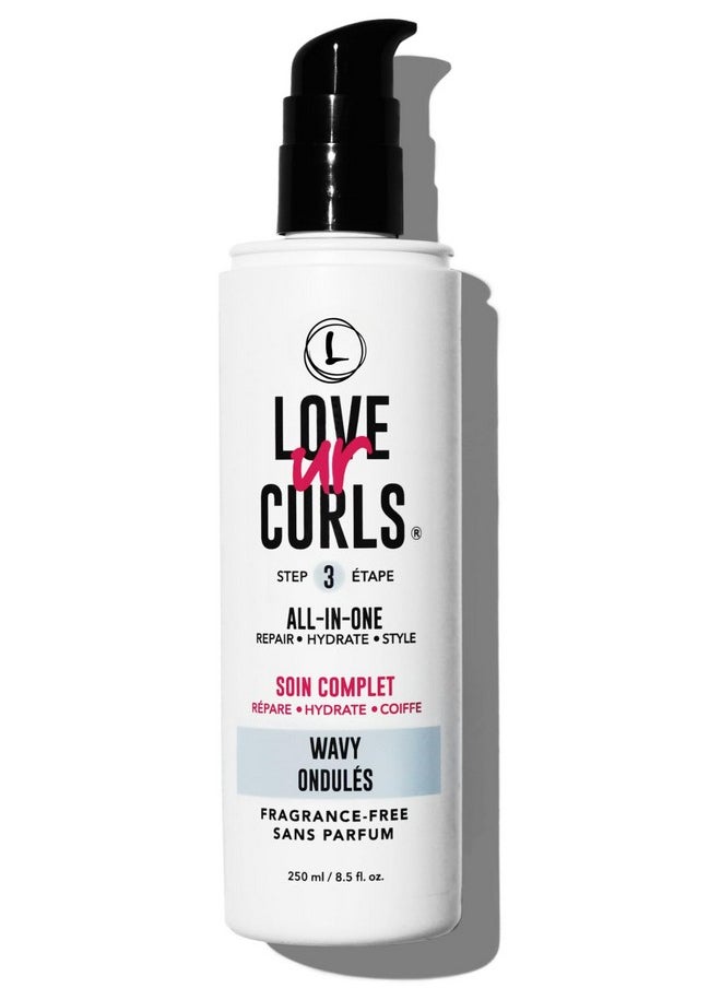 Love Ur Curls - Lus (Love Ur Self) Fragrance Free Allinone Styler For Natural Wavy Textured Hair Repair Hydrate And Style With Shea Butter And Moringa 8.5Oz - Image 1