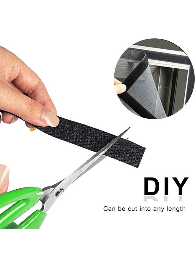 Ant - Double-Sided Adhesive, 6M Hook and Loop Tape Velcro Adhesive Strip Self Sticky Back Strip, Strong Self-Adhesive Tape for Curtains Window Office Home - Image 1