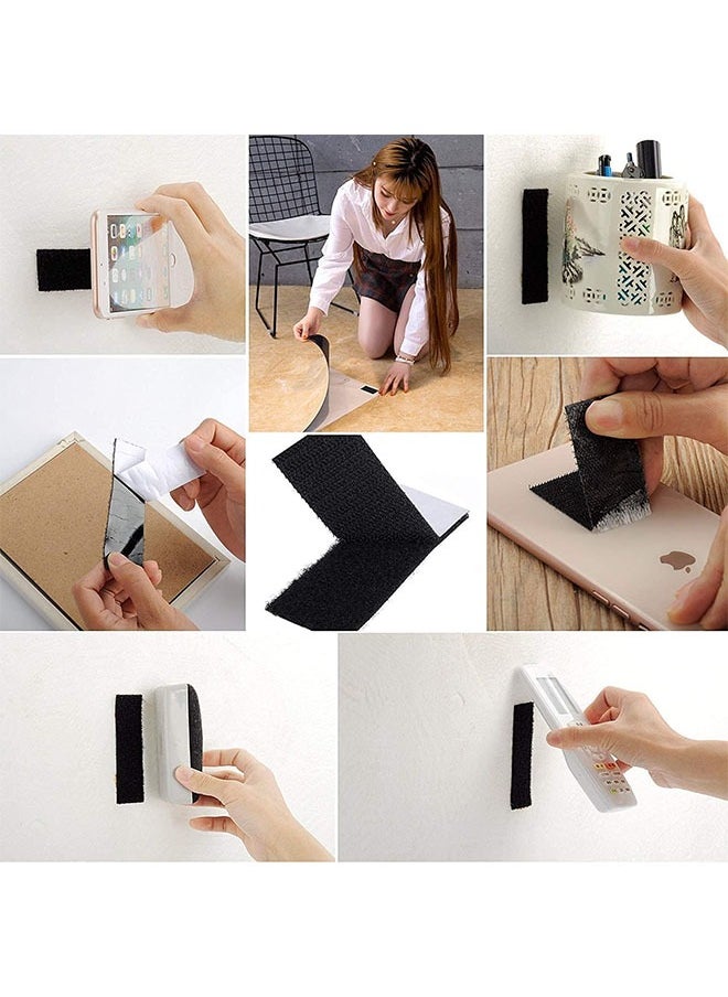 Ant - Double-Sided Adhesive, 6M Hook and Loop Tape Velcro Adhesive Strip Self Sticky Back Strip, Strong Self-Adhesive Tape for Curtains Window Office Home - Image 1