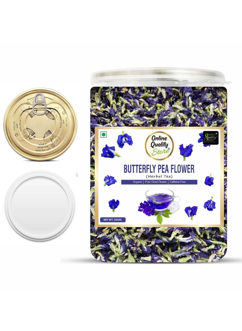 Online Quality Store Organic Butterfly Pea Flower Tea 50 Gram Blue Pea Tea Relieves Stress Hot Tea, Iced Tea Caffeine Free Herbal Tea - pzsku/ZD9DDF0AF1B37D82A8949Z/45/1741328939/2c8b3d0a-6398-4351-a8c5-223a9c83ee4c