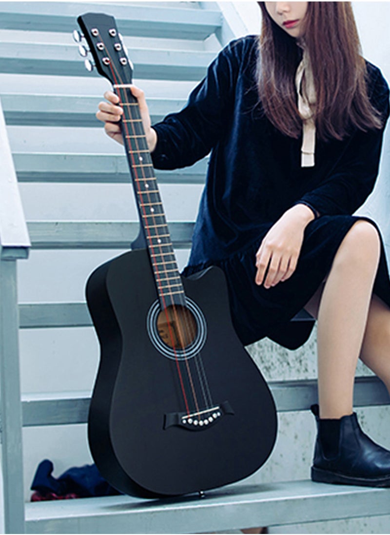 Sharpdo 38 Inch Classical Guitar Kit With 6 Strings Guitar With Bag Tuner Picks Strap For Beginners ,Adults,Kids Birthday Gift  - Image 3