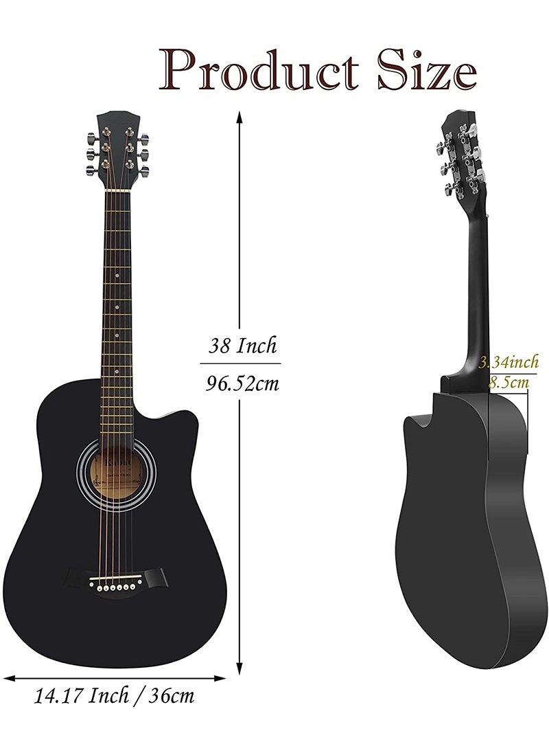 Sharpdo 38 Inch Classical Guitar Kit With 6 Strings Guitar With Bag Tuner Picks Strap For Beginners ,Adults,Kids Birthday Gift  - Image 4