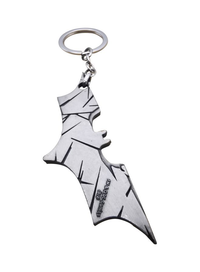 نيبمينينت سلسلة مفاتيح معدنية محفورة بتصميم باتمان - Image 1