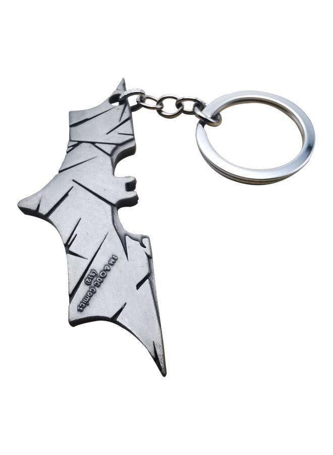 نيبمينينت سلسلة مفاتيح معدنية محفورة بتصميم باتمان - Image 2