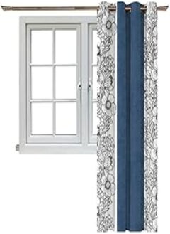 Naguib Selim Naguib Selim M.C 235 - A 3D Printed Curtain for Living Room and Bedroom, Multi Color, 280 * 140 cm 