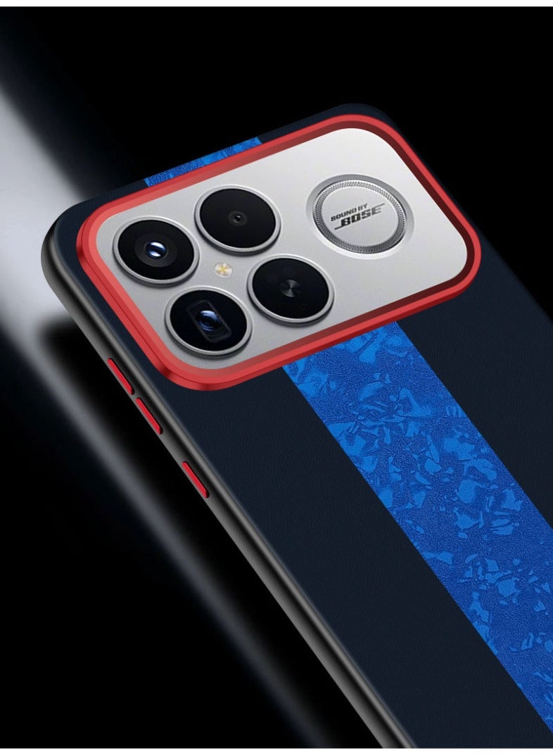 general Case for Redmi k90 Pro Max, Lightweight Luxury Relief Anti-Fingerprint Leather Case for Men and Women, Case Cover - Image 5