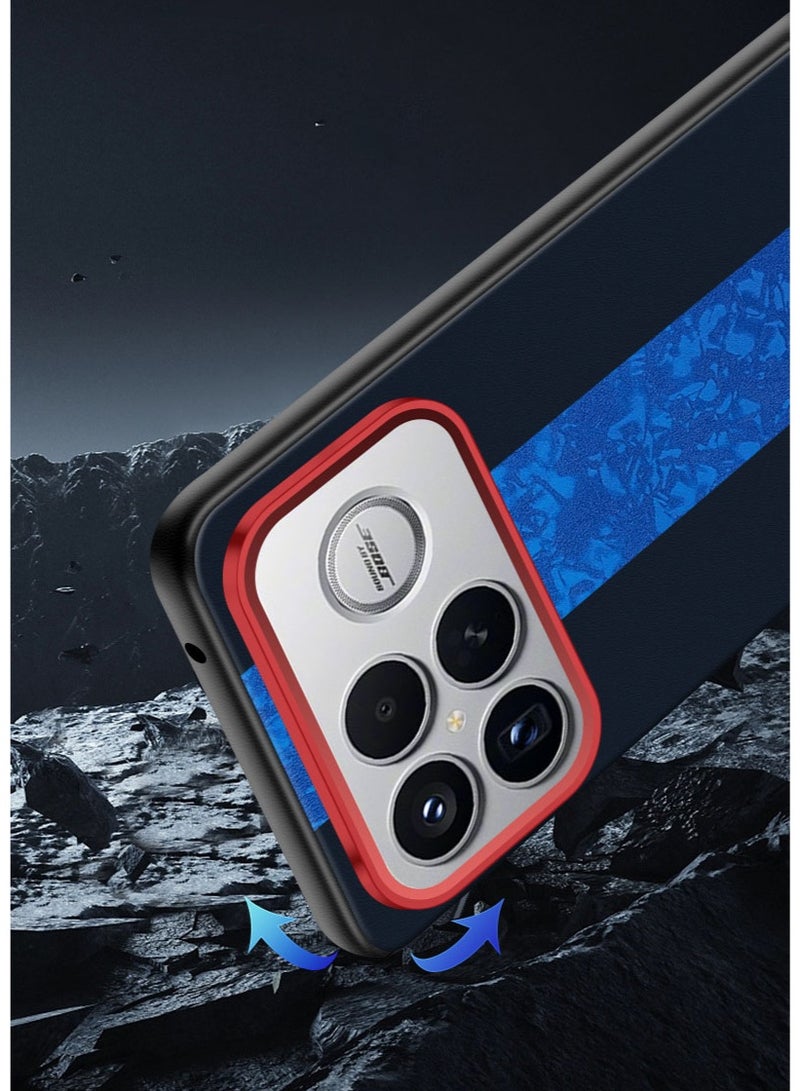 general Case for Redmi k90 Pro Max, Lightweight Luxury Relief Anti-Fingerprint Leather Case for Men and Women, Case Cover - Image 4