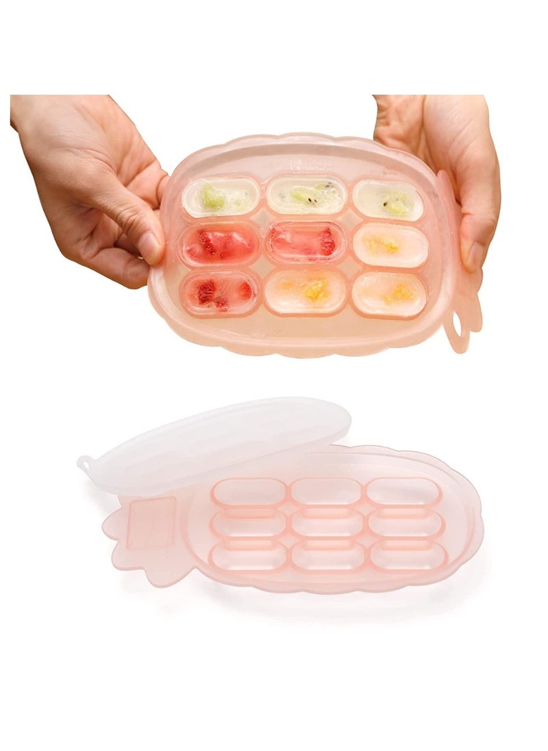 haakaa - Silicone Nibble Freezer Tray, Breast Milk Teething Popsicle Mold Stackable Snack Storage Tray, BPA Free - Image 1