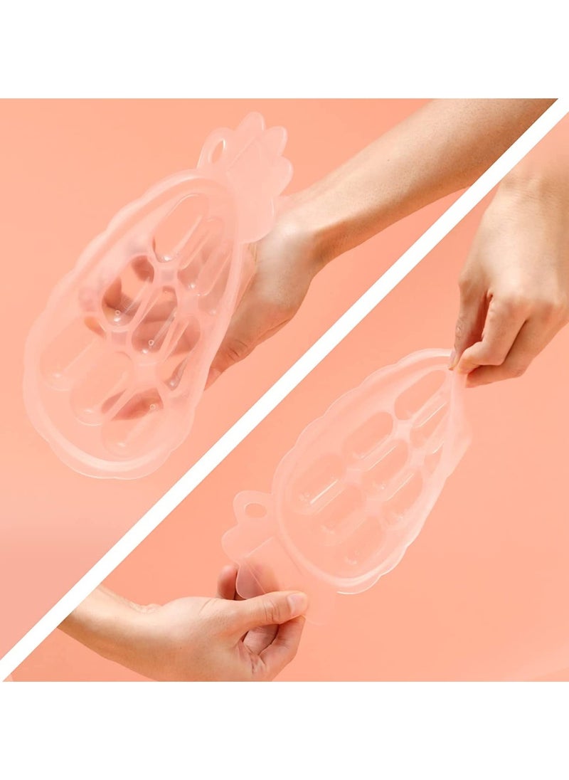 haakaa - Silicone Nibble Freezer Tray, Breast Milk Teething Popsicle Mold Stackable Snack Storage Tray, BPA Free - Image 1