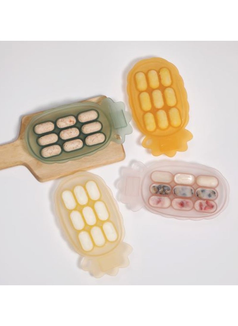 haakaa - Silicone Nibble Freezer Tray, Breast Milk Teething Popsicle Mold Stackable Snack Storage Tray, BPA Free - Image 1