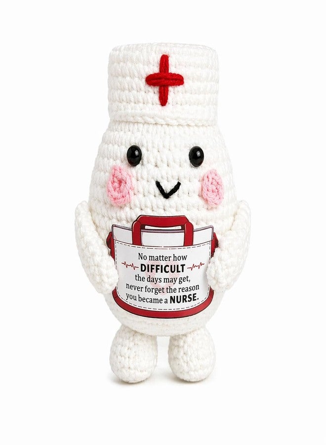 Fleure Esme Nurse Gifts for Women Men Graduation Nurse Gifts for Nurses Week Appreciation Gift for RN Motivational Keepsake for Nursing Students RN New Nurses Birthday Christmas Positive Emotional Crochet - Image 1