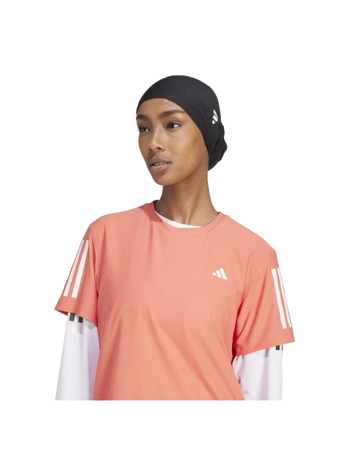 adidas حجاب رياضي OTR E 3S أسود للنساء مقاس واحد