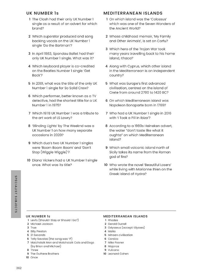 null - Richardson Publishing The Big Pub Quiz Book: 10,000 general knowledge questions - Image 1
