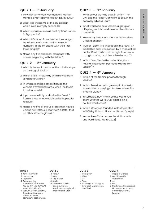 null - Richardson Publishing The Big Pub Quiz Book: 10,000 general knowledge questions - Image 1