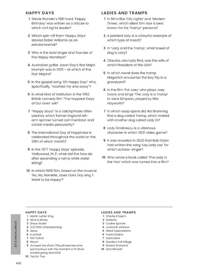 null - Richardson Publishing The Big Pub Quiz Book: 10,000 general knowledge questions - Image 1