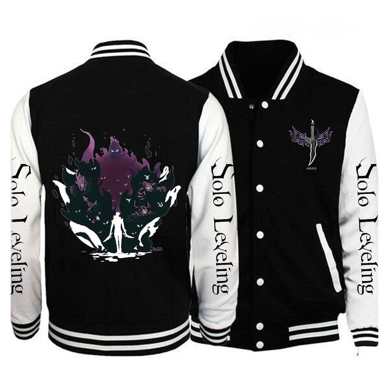 Solo Leveling I Upgrade Trendyy Baseball Shirts Men'S And Women'S Spring And Autum Casual Sportswear Alone - Image 3