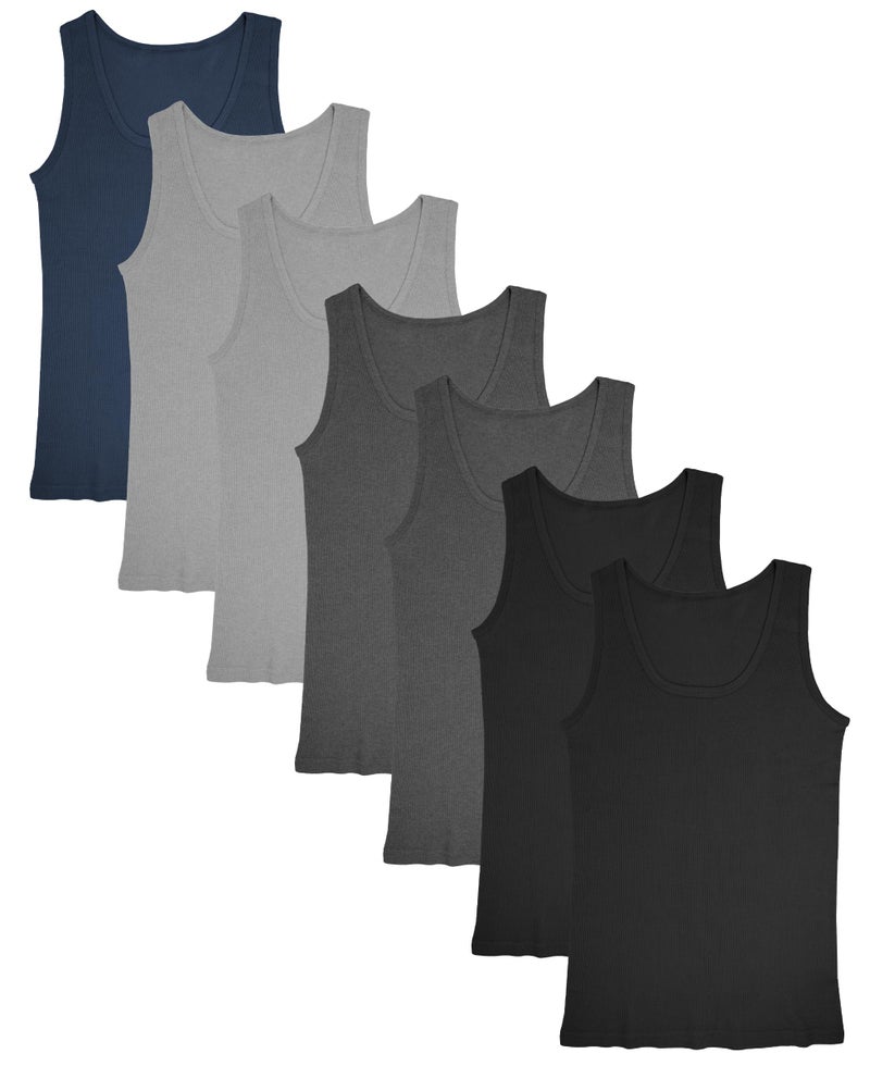Andrew Scott Women's Slim -Fit Tank Top | Soft & Breathable Cotton Camisoles| Multi Packs & Colors - Image 1