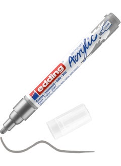 5100 Medium Tip Acrylic Marker - Silver - 2-3mm Round Tip